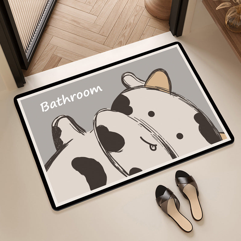 Decorative Bathroom Mat Bowlift