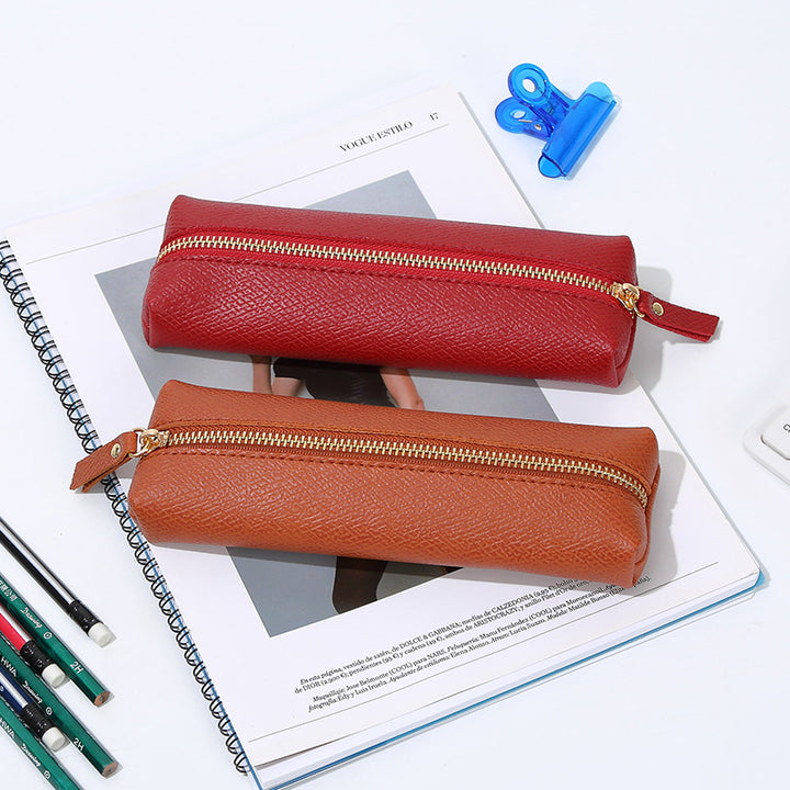 Stylish Leather Pen Case Bowlift
