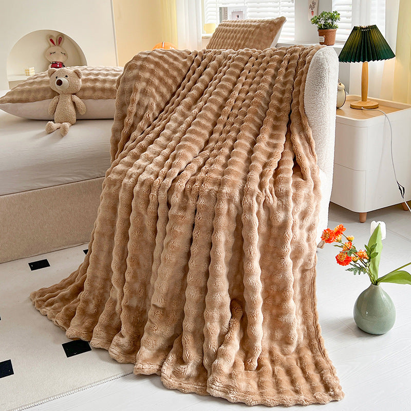 Women's Plush Throw Blanket Bowlift