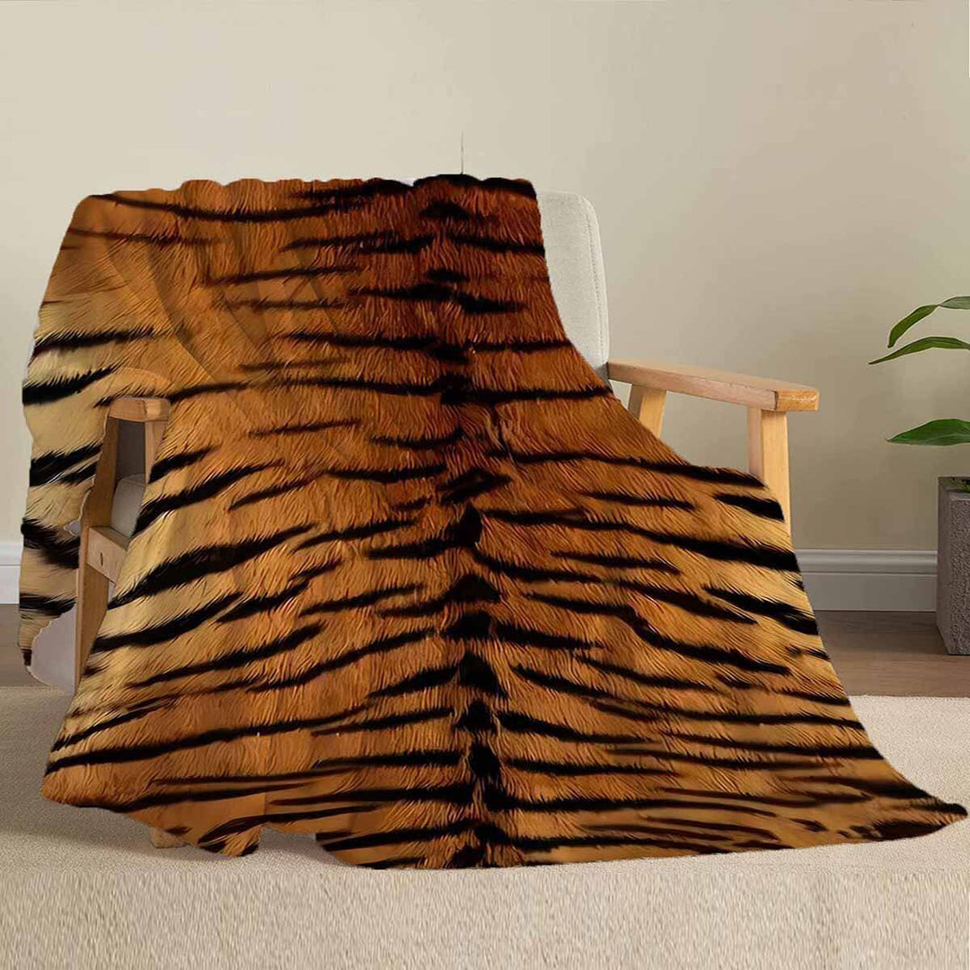 Animal Print Fleece Throw Blanket