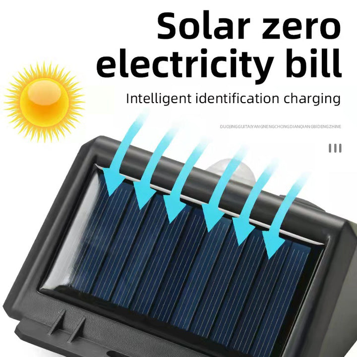 Solar-Powered Outdoor Mosquito Zapper with Motion Sensor and LED Security Light Bowlift