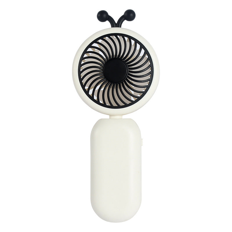 Ladies Portable Hand Fan with Playful Design Bowlift