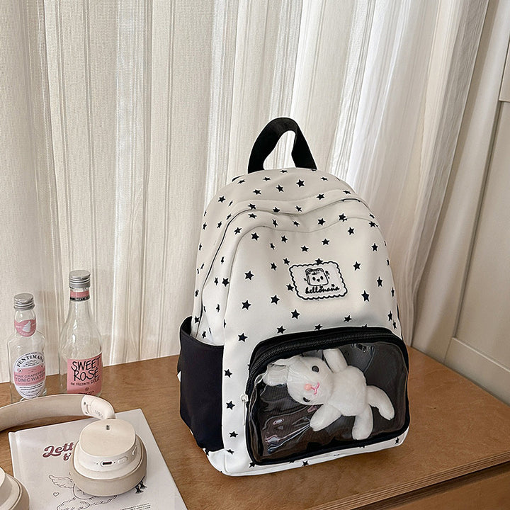 Cute Star Patterned Backpack