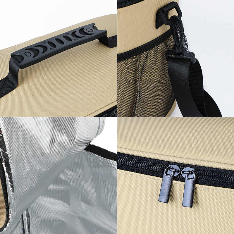 Multi-Compartment Insulated Lunch Cooler Bowlift