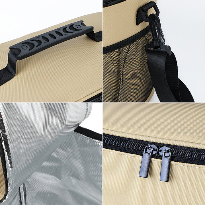 Multi-Compartment Insulated Lunch Cooler Bowlift