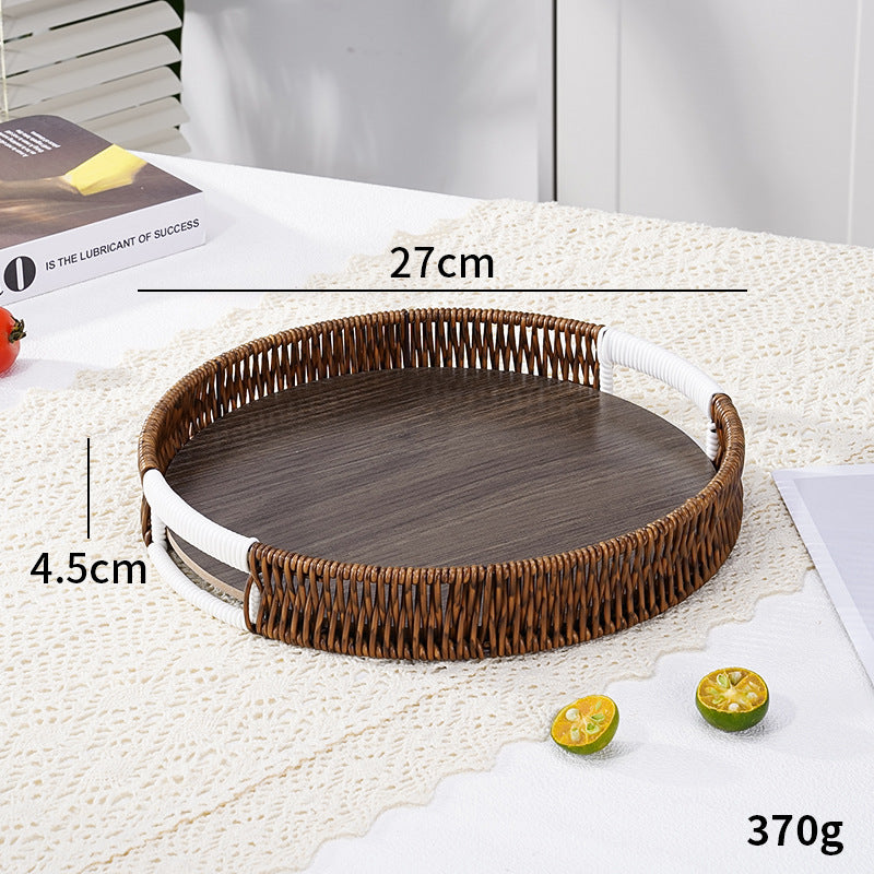Decorative Woven Serving Tray Bowlift
