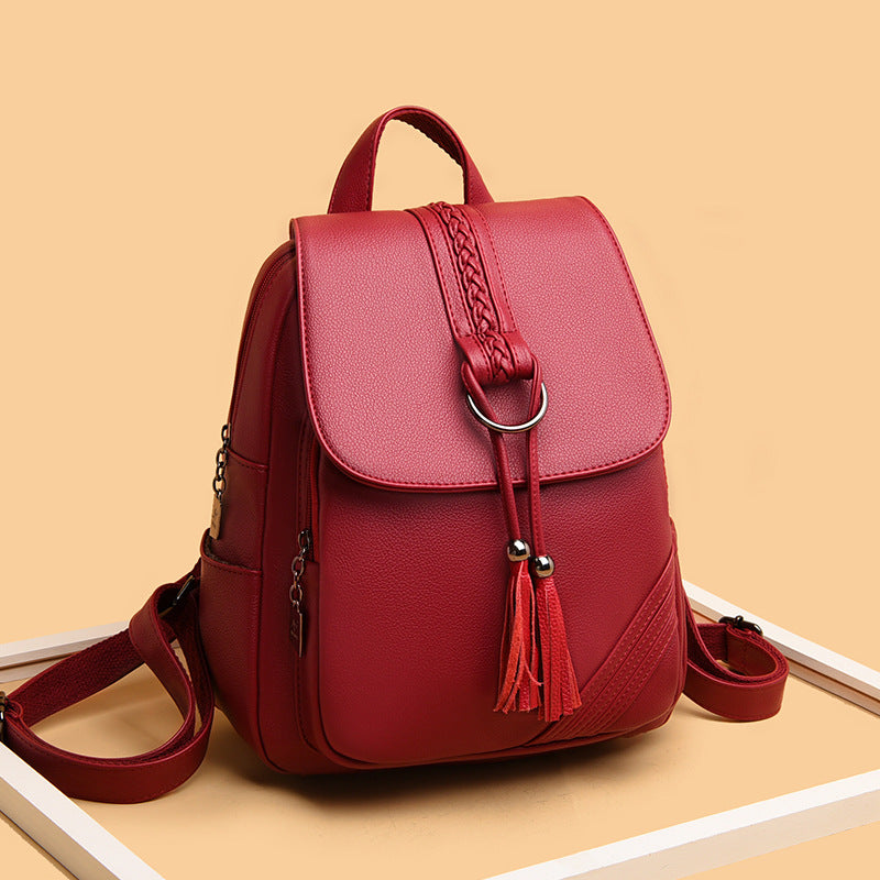 Chic Vintage-Inspired Backpack Bowlift
