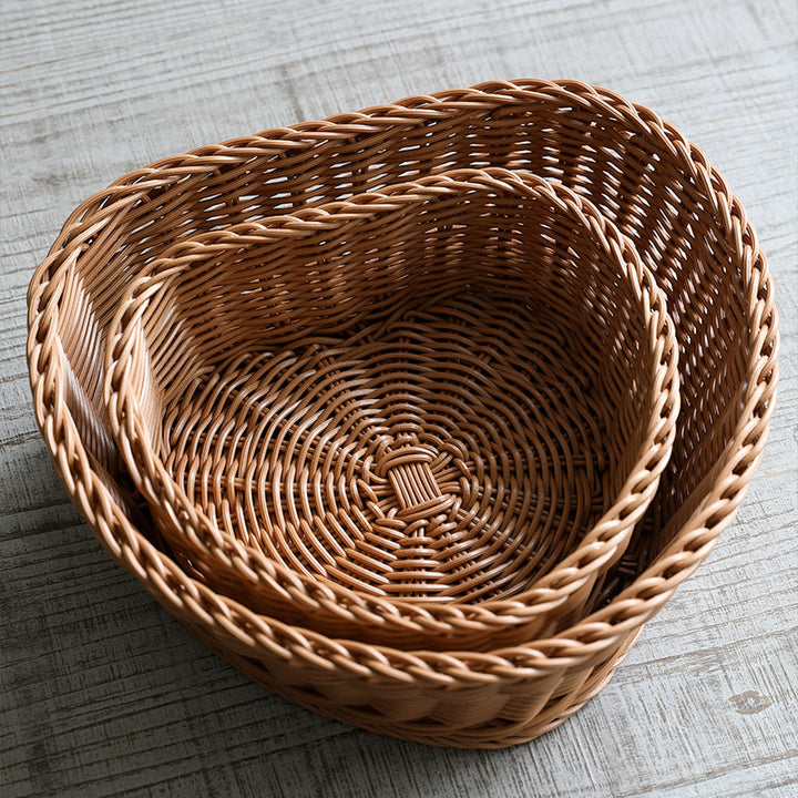 Unisex Heart-shaped Decoration Basket Bowlift