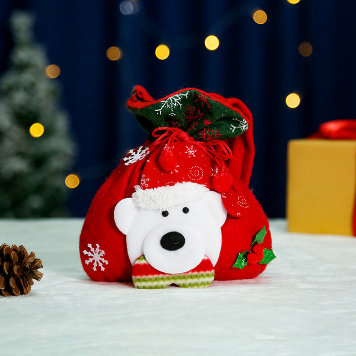 Decorative Christmas gift bag Bowlift