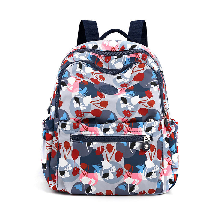 stylish backpack with fashionable floral pattern Bowlift