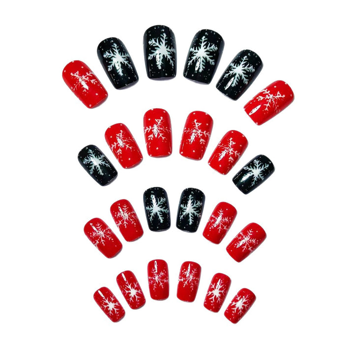 Themed Winter Holiday Nail Art Bowlift