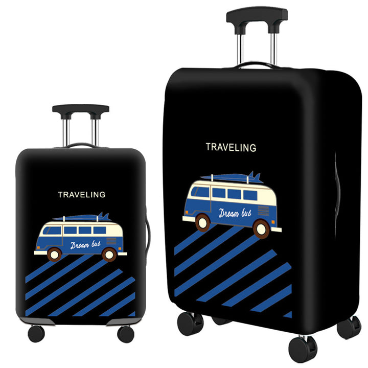 Women's Hard Shell Suitcase with Modern Geometric Design Bowlift