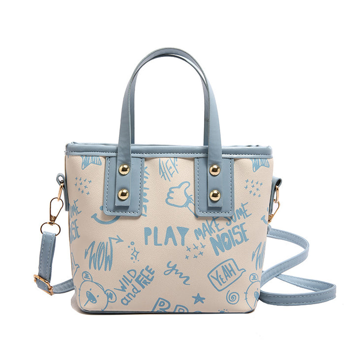 Fun Printed Mini Tote Bag