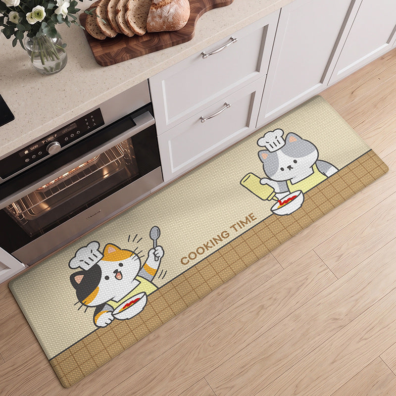 Anti-Fatigue Panda-Themed Kitchen Runner Mat Bowlift
