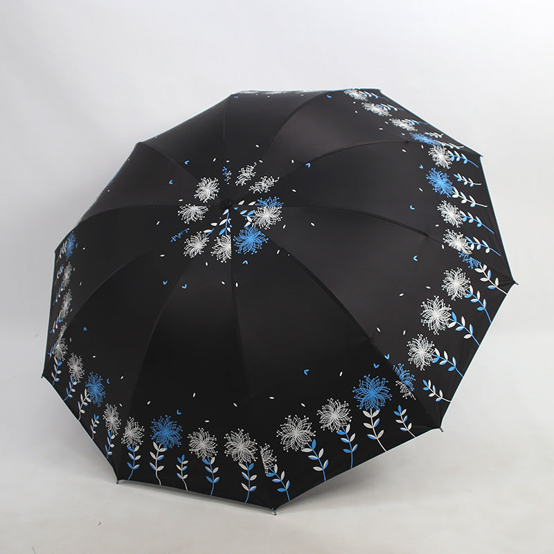 Women's umbrella with floral design Bowlift