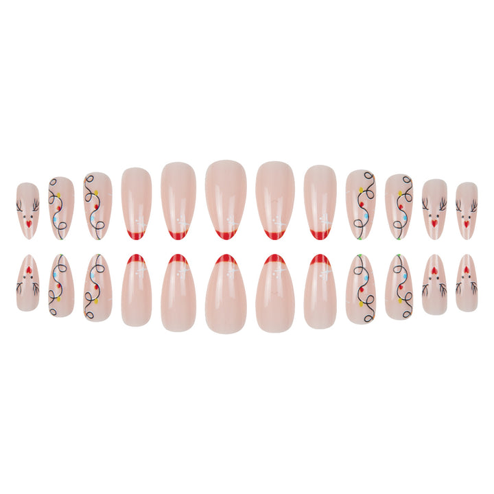 Festive Holiday-Themed Press-On Nails Bowlift