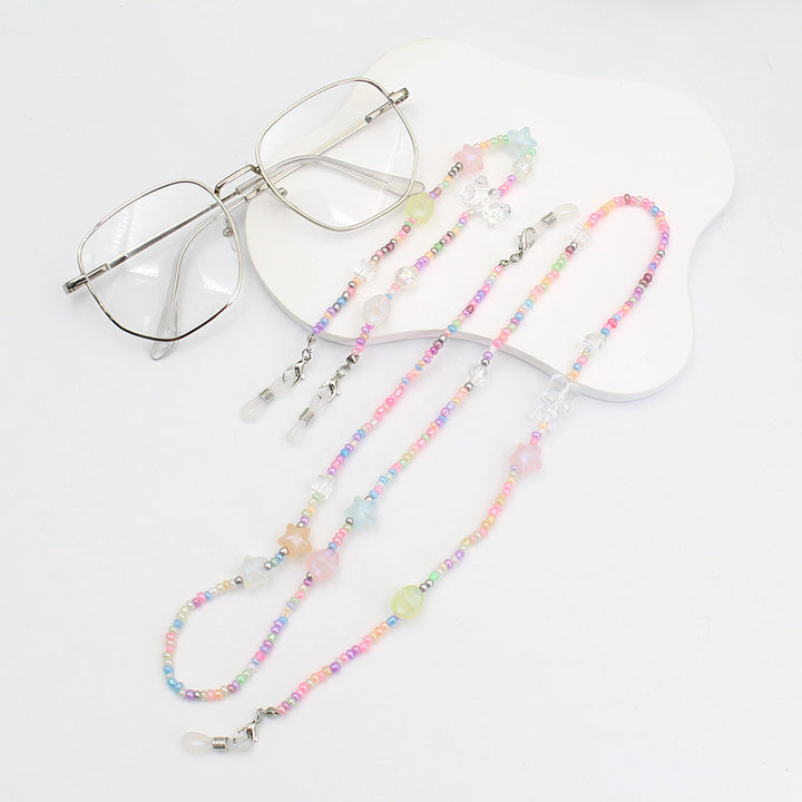 Decorative Beaded Eyewear Chain Bowlift