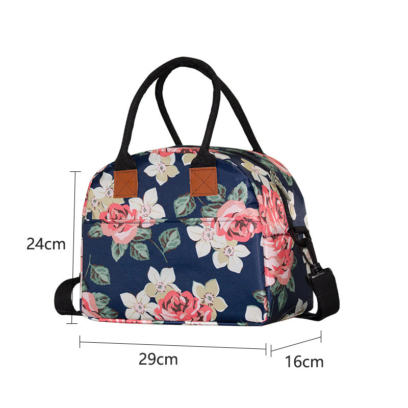 Floral Insulated Lunch Cooler