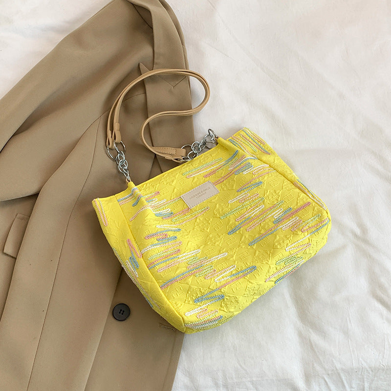 WoColorful Embroidered Hobo Bag Bowlift