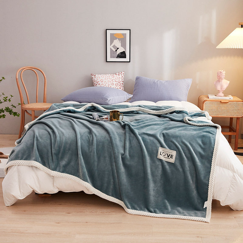 Ladies Cozy Day Bedspread with Cute Cloud Design Bowlift
