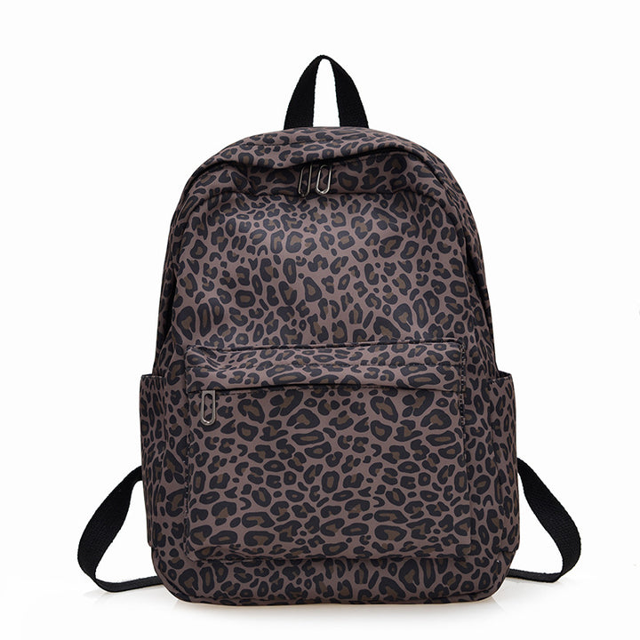 Stylish Backpack in Leopard Print Bowlift