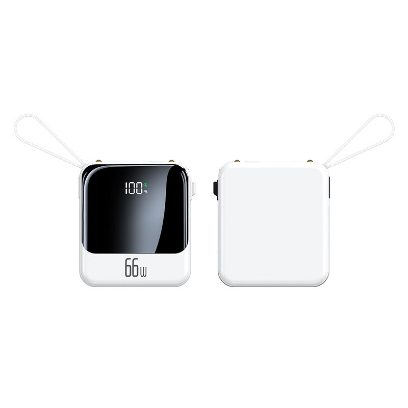 Portable Powerbank with Intelligent Cable Management and Digital Display Bowlift