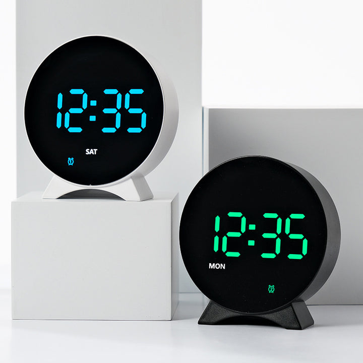 Digital alarm clock with large LED display and dual alarm function Bowlift