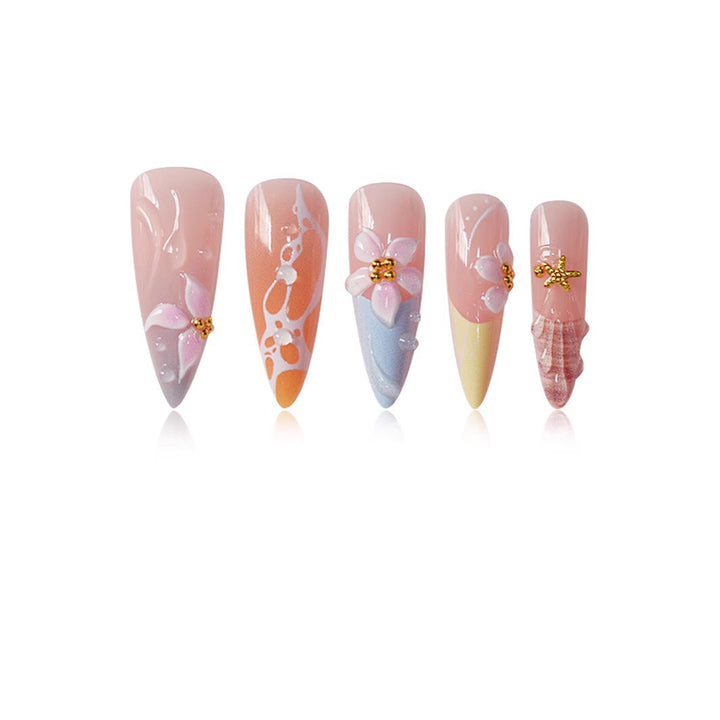 Decorative Press-On Nail Art Extensions Bowlift
