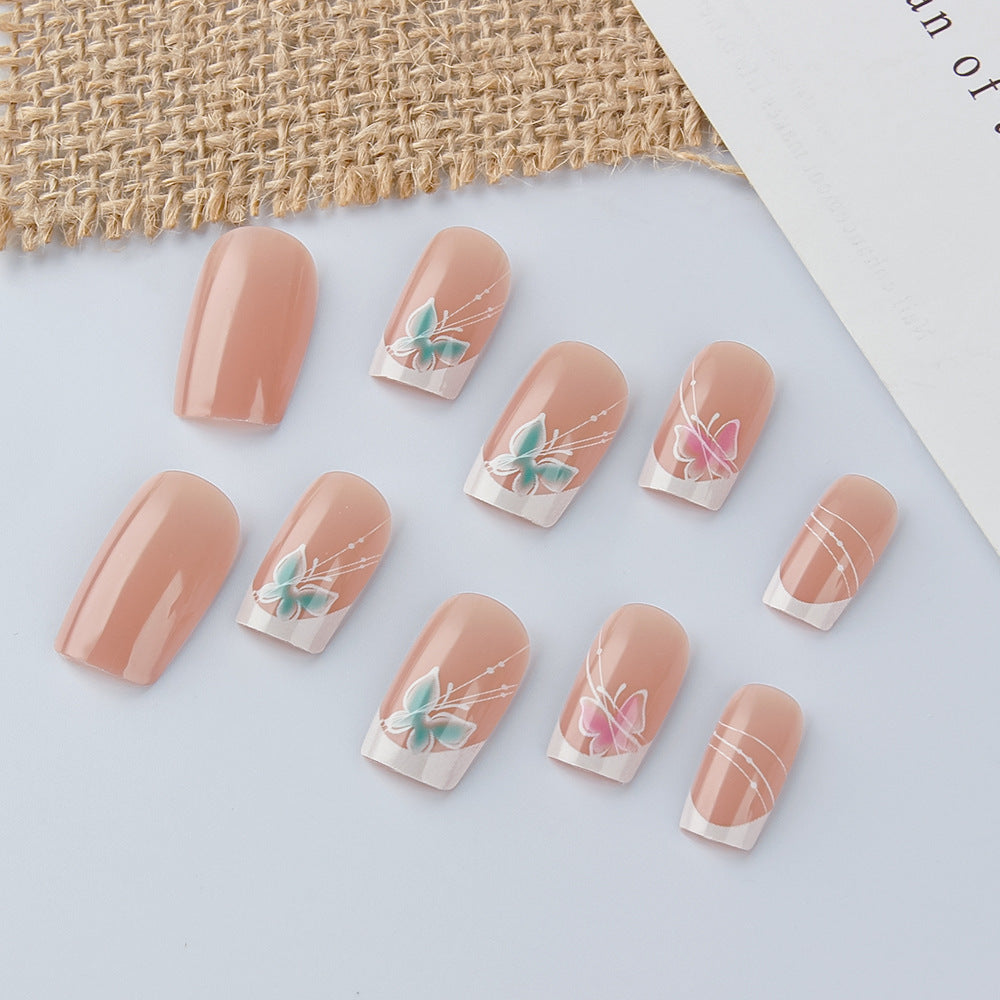 Elegant Floral Design Nail Art Set Bowlift