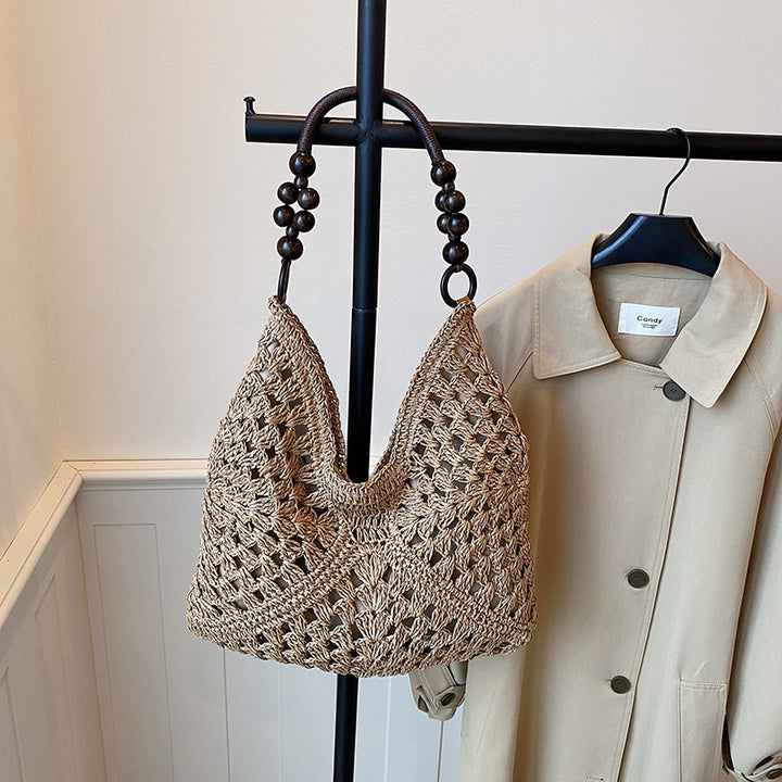 WoChic Boho Crochet Handbag Bowlift