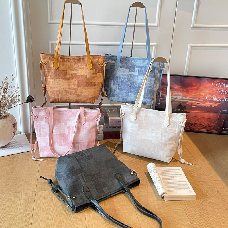 WoTextured Canvas Tote Bag Bowlift