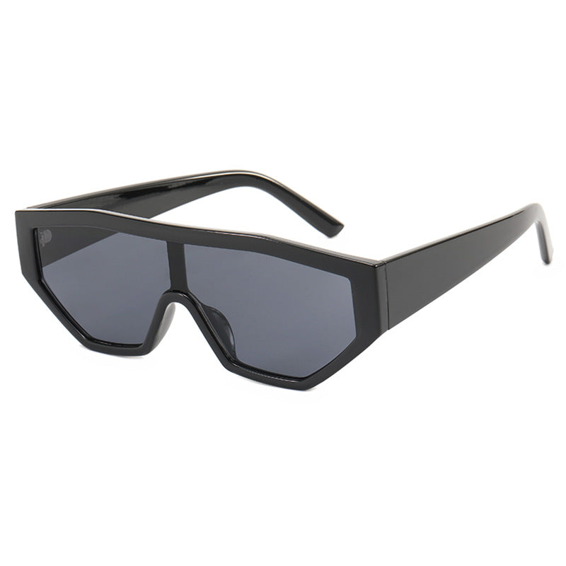Ladies fashionable sunglasses in animal fur look Bowlift