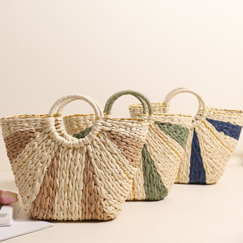 Handcrafted basket bag in modern design Bowlift
