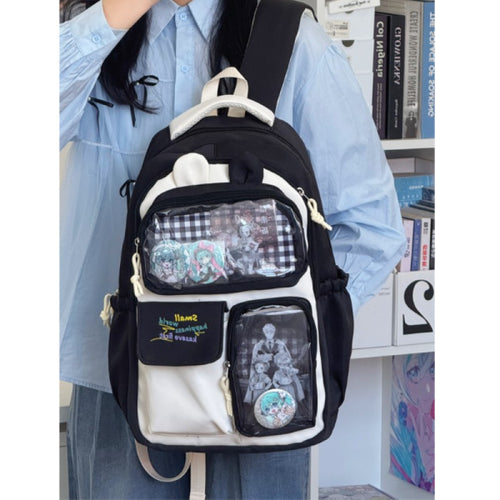 Cute Plush-Themed Backpack Bowlift