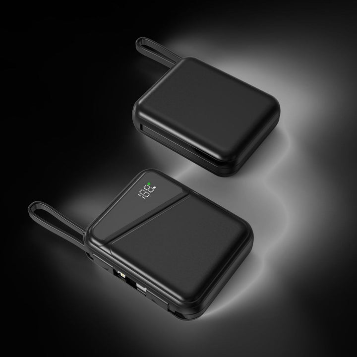 Portable power bank with intelligent LED display and fast charging function Bowlift