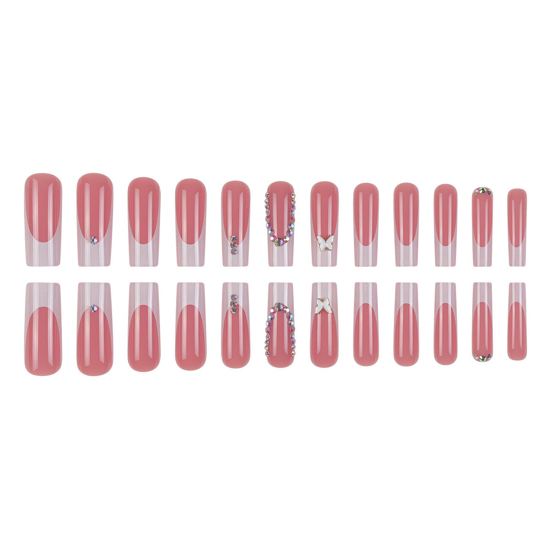 Decorative Press-On Nail Extensions Bowlift