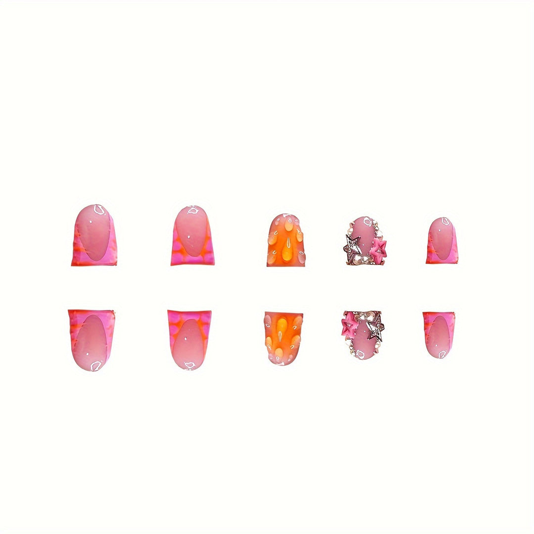 Artistic Gel Nail Art Bowlift