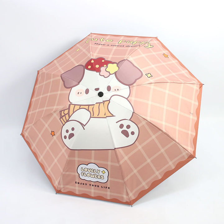 Women's Kawaii Folding Umbrella Bowlift