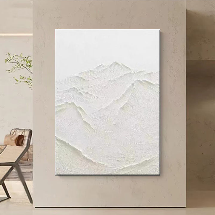 Artistic Textured Mountain Canvas Wall Decor