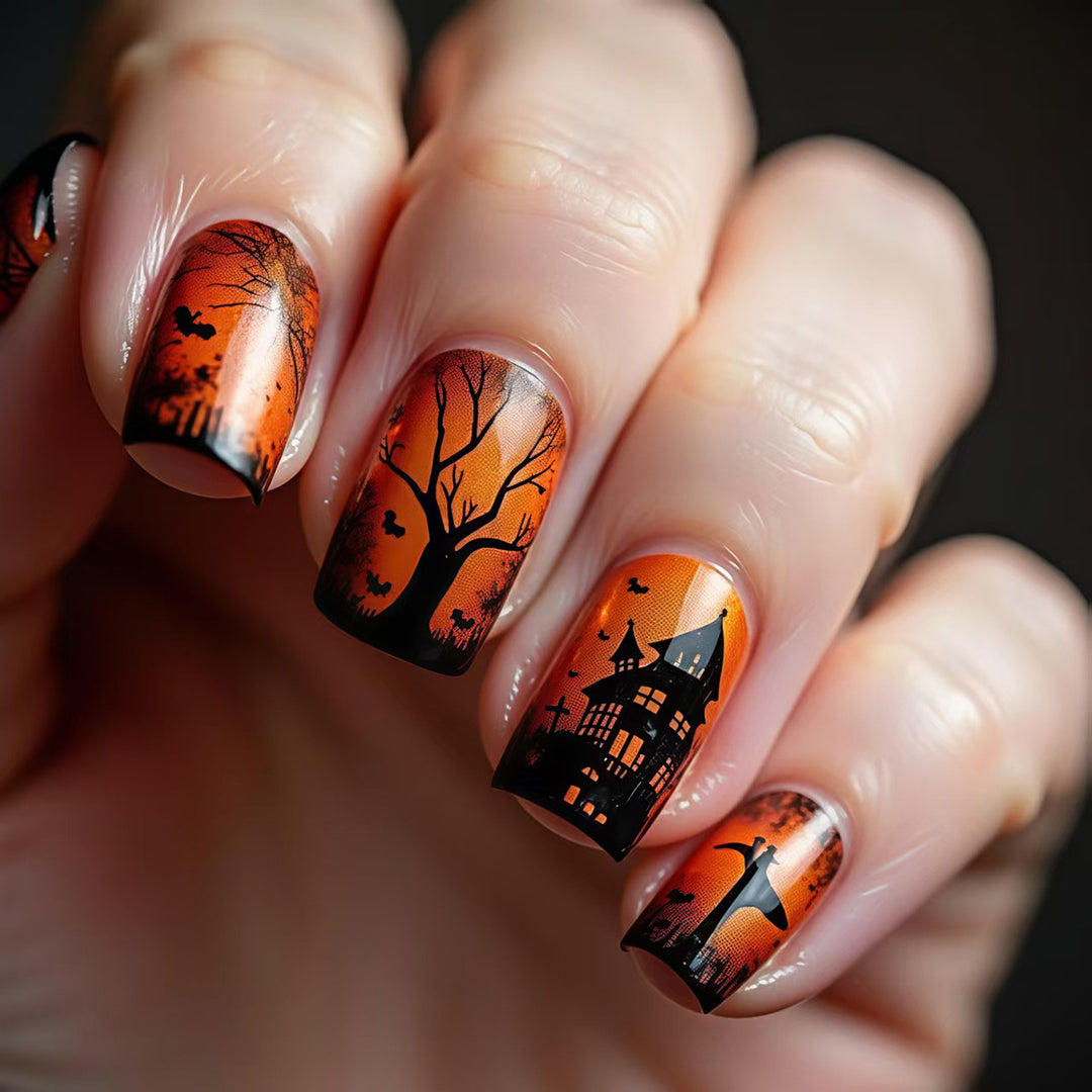 Creative Halloween Art Nails Bowlift