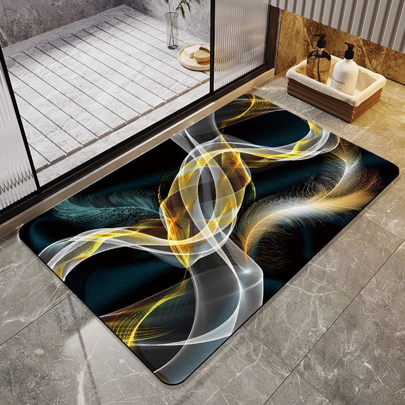 Stylish Decorative Bath Mat Bowlift