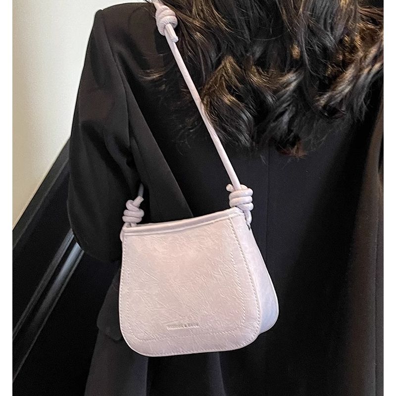 Knotted Handle Top-Handle Handbag Bowlift
