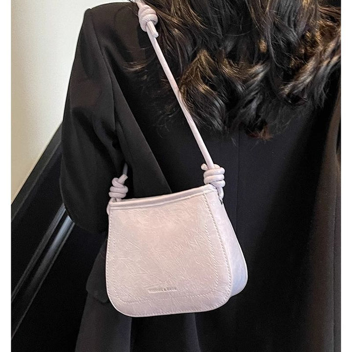 Knotted Handle Top-Handle Handbag Bowlift