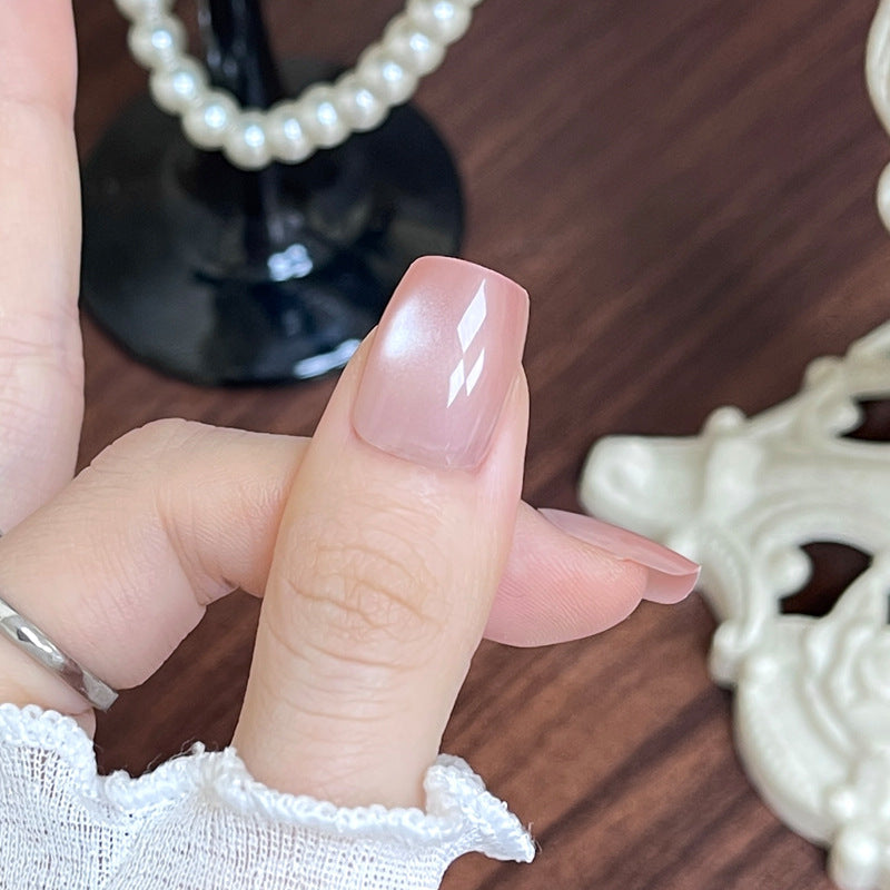 Premium Glossy Nail Extensions Bowlift