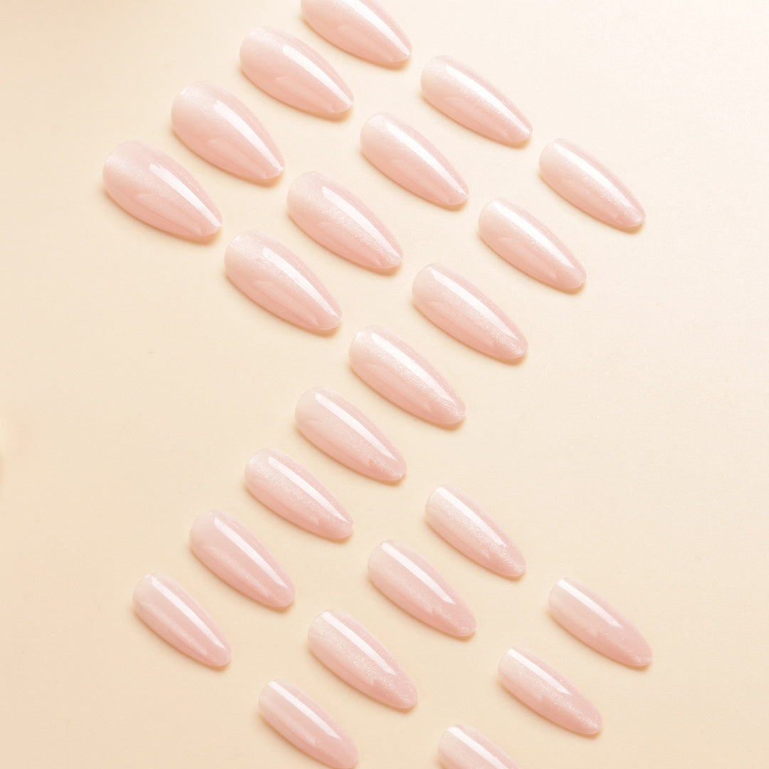 Glossy Stiletto Press-On Nail Extensions Bowlift