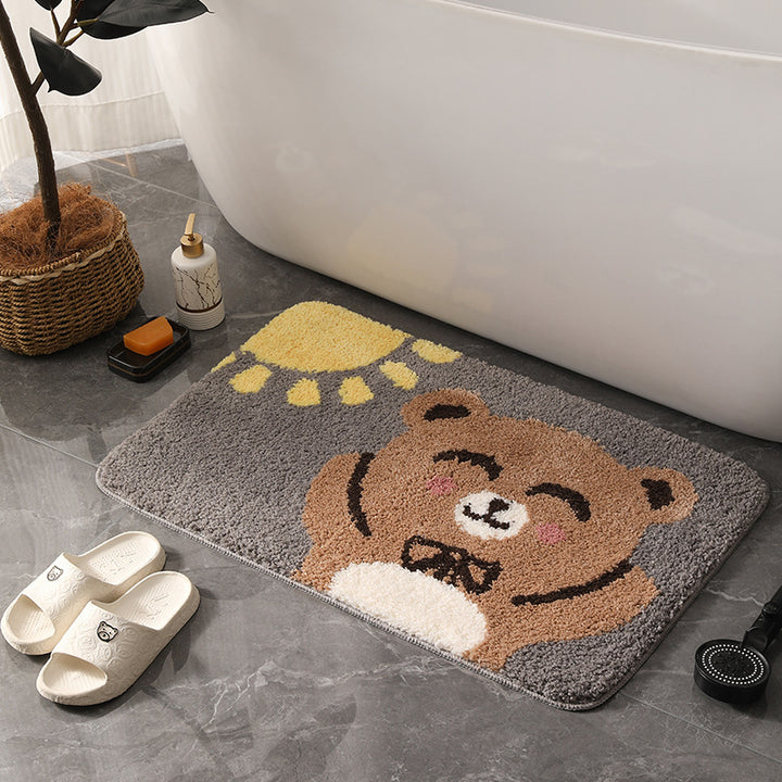 Cartoon Character Bath Mat Bowlift