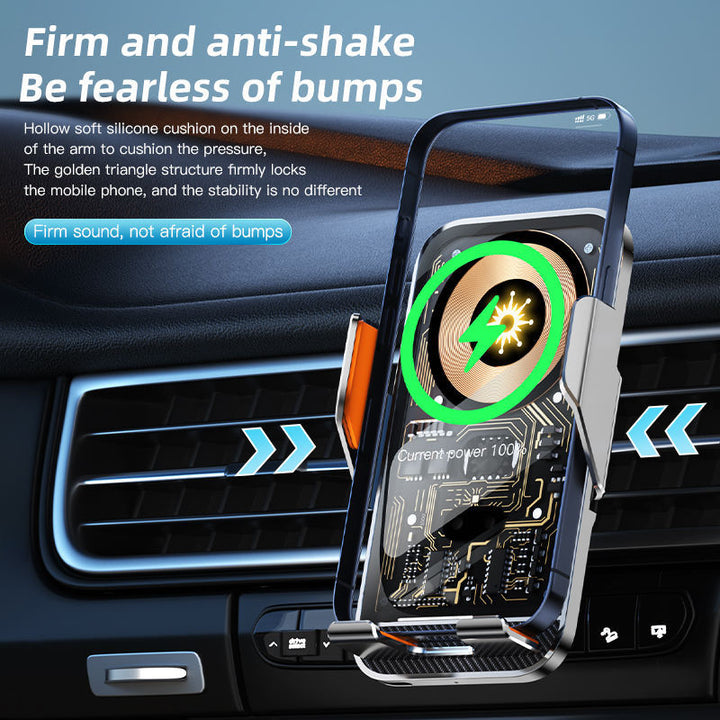 Unisex Smartphone Holder with innovative wireless charging technology Bowlift