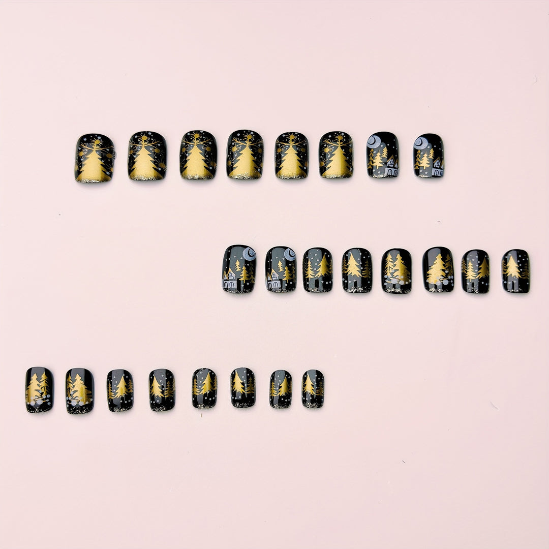 Elegant Winter Nail Art Bowlift