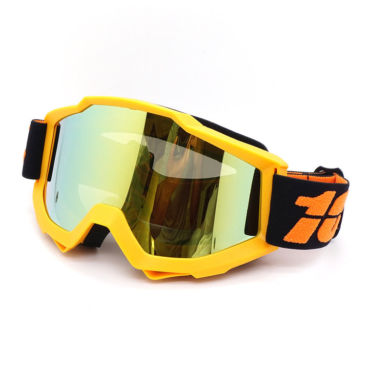 Impact resistant anti fog motocross goggles with OTG fit Bowlift