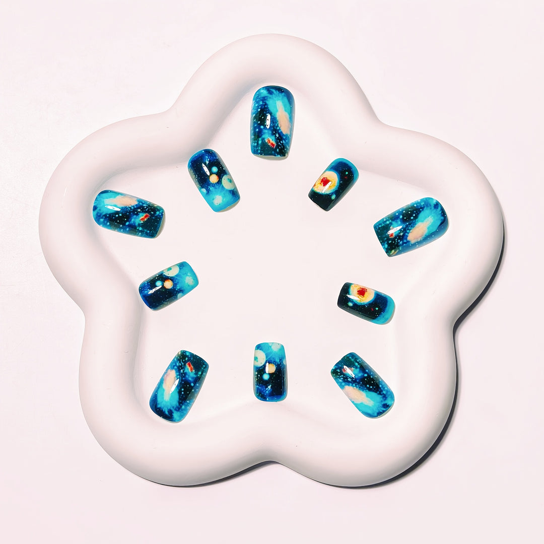 Artificial nails in galactic space design Bowlift